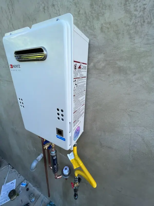 Tankless water heater installation for West Newbury homes